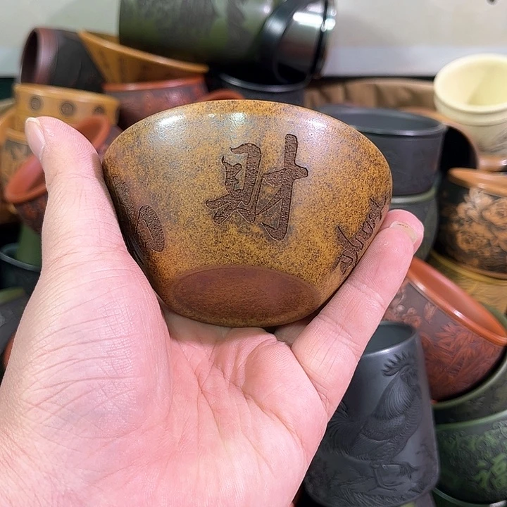 茶杯紫砂全手工紫砂主人杯