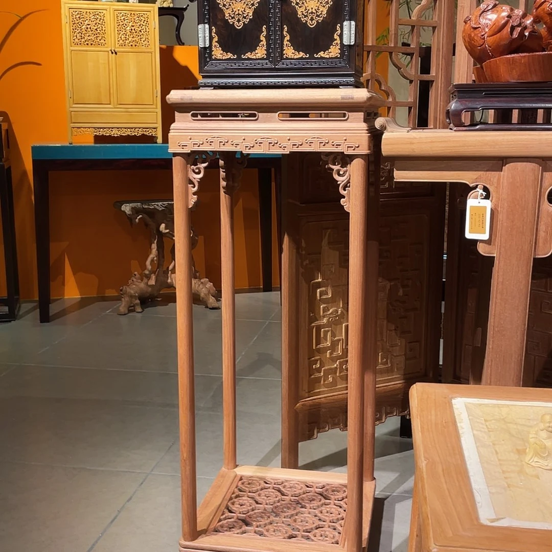 大果紫檀（缅甸花梨）一***…缅甸花梨大花架