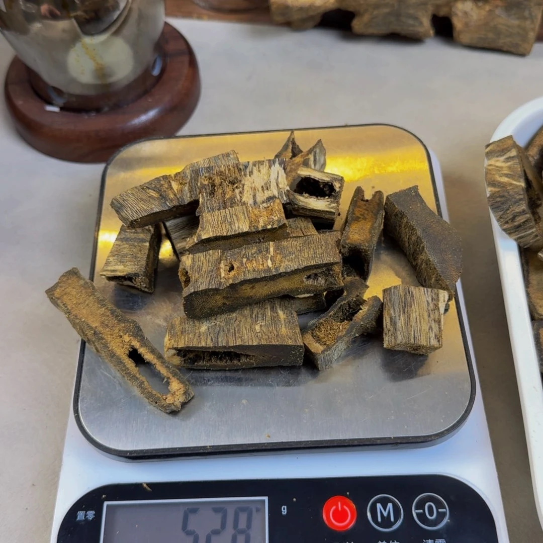 沉香沉香木制品绿奇楠张勺子熏香料52克