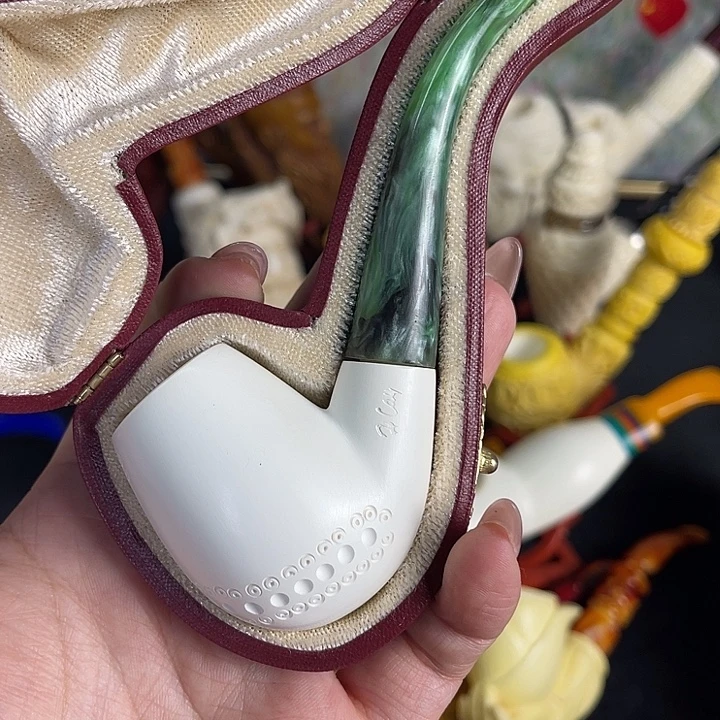 海泡石烟斗中号弯苹果特价