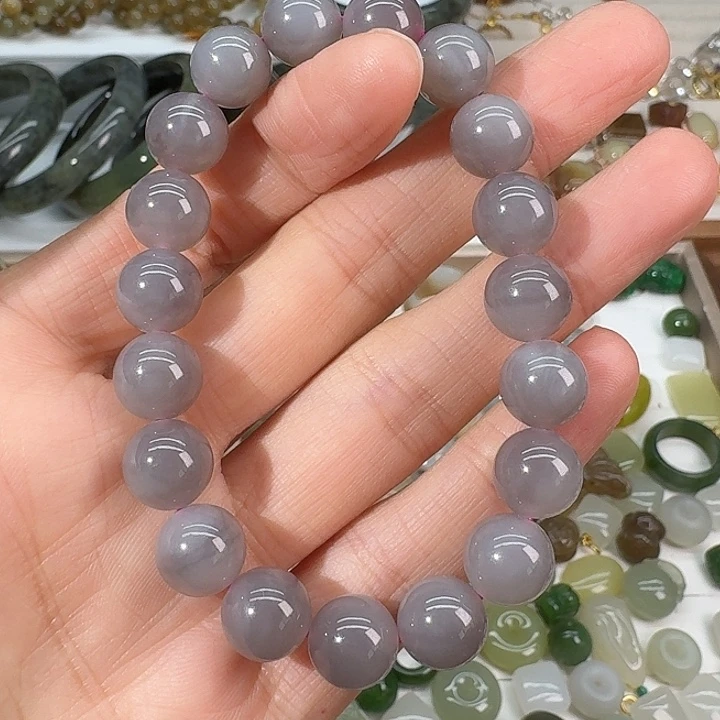 和田玉未镶嵌手链10mm