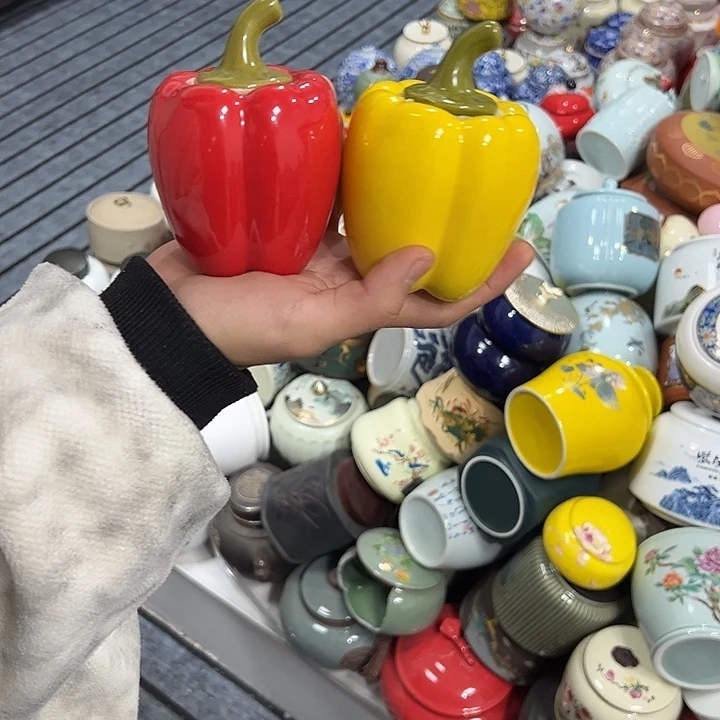 茶叶罐陶瓷家用储物罐瑕疵福利品介意勿拍