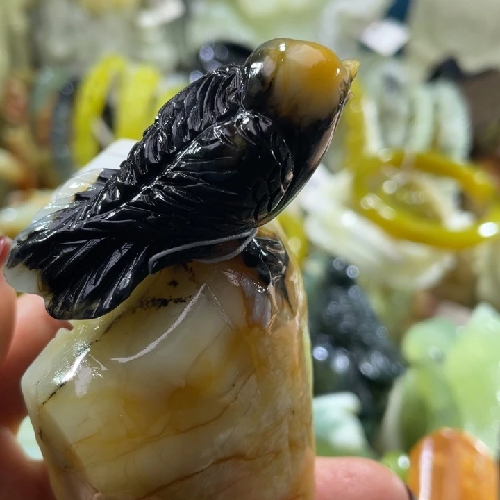 岫玉未镶嵌摆件摆件