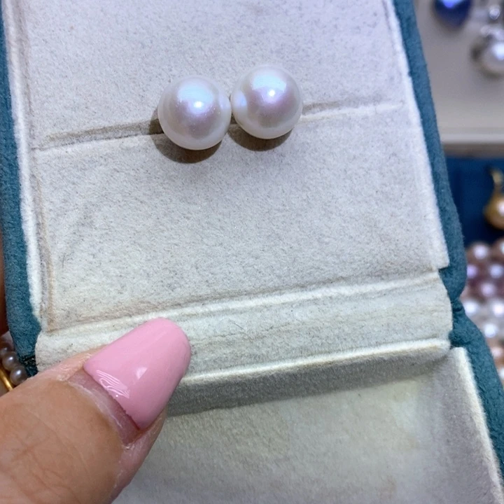淡水珍珠珍珠首饰银S925镶嵌