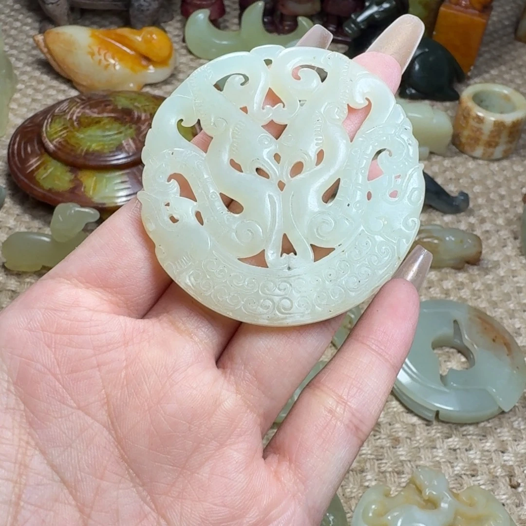 吊坠白玉菩提挂件