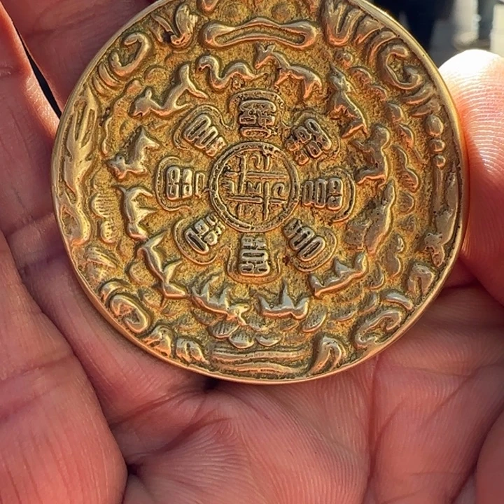 铜铁合金类藏地拾遗藏式吊坠