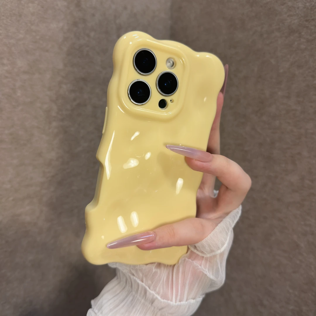 波浪云朵适用苹果16promax手机壳全包iPhone15小众14/13/12女款11