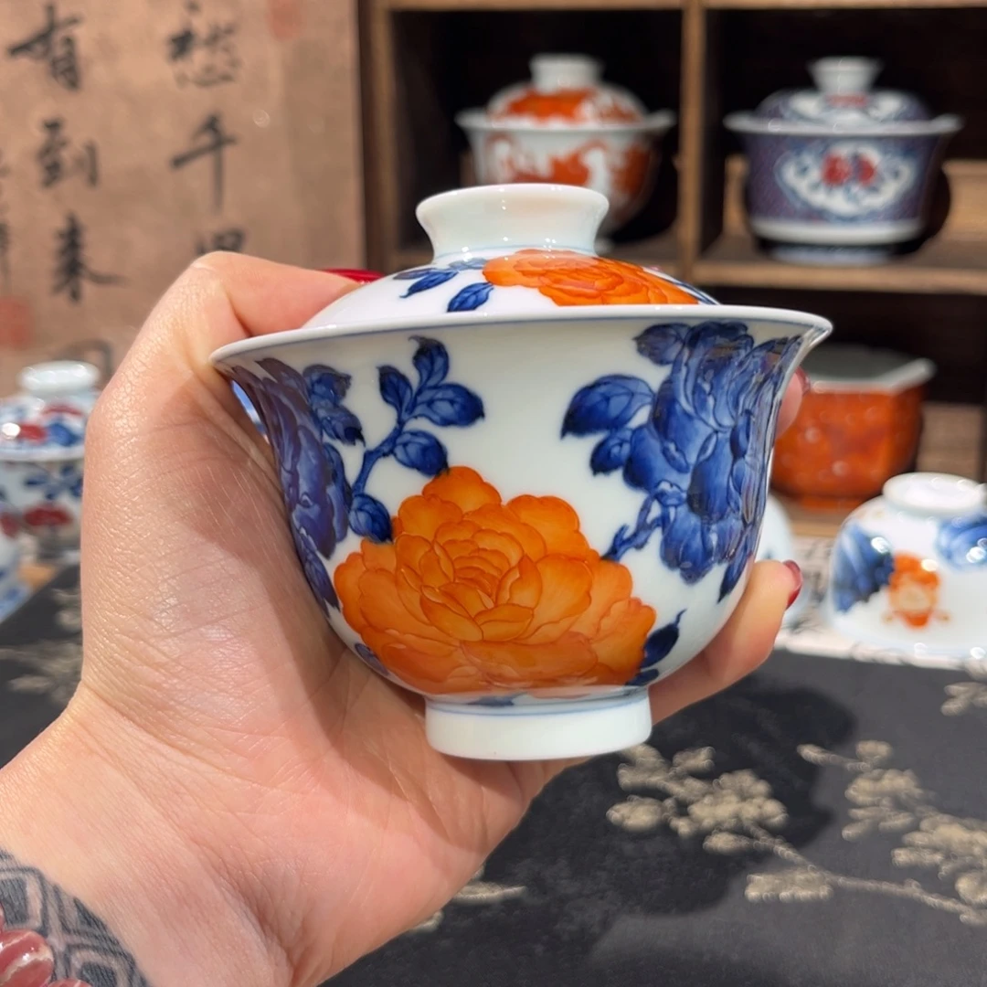 杯子陶景德镇陶瓷主人杯