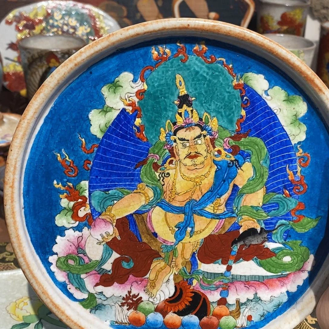 黄财景德镇手工手绘制作