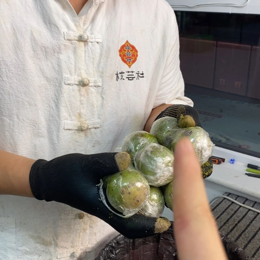 吊坠文玩核桃盘山三棱40
