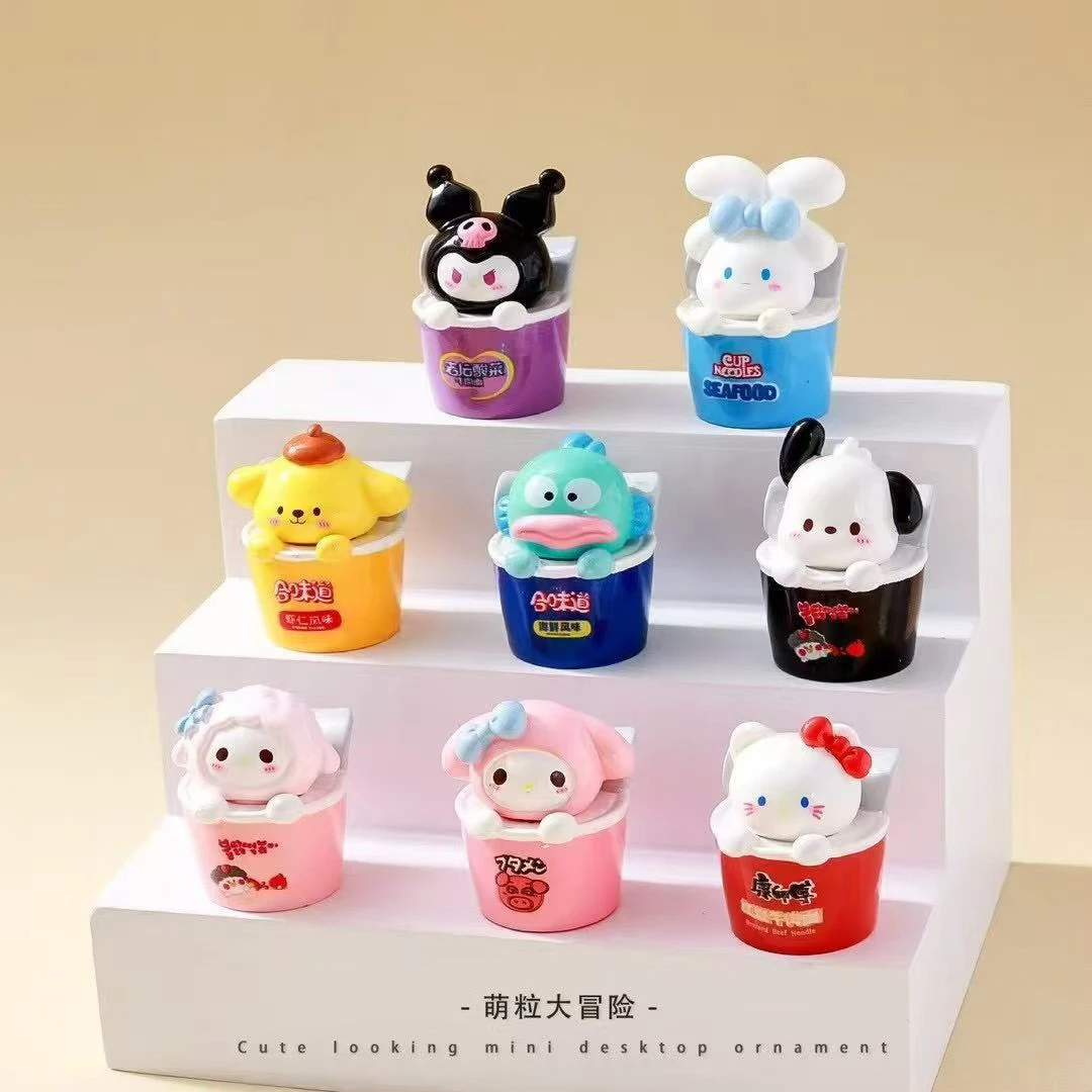 【九宫格】三丽鸥泡面桶diy树脂桌面摆件