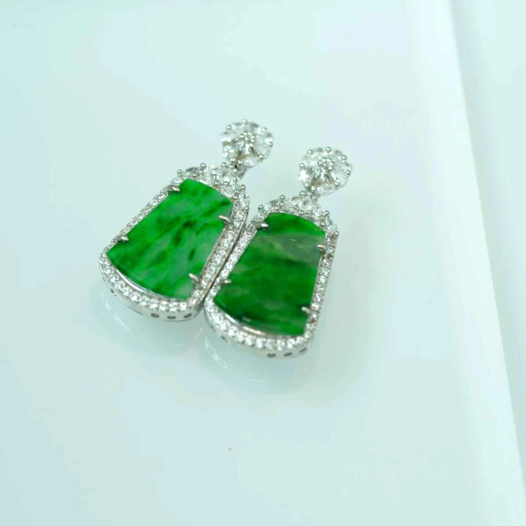 【初见珠宝】S925银翡翠吊坠2-1CH171X514【多样性发一件】