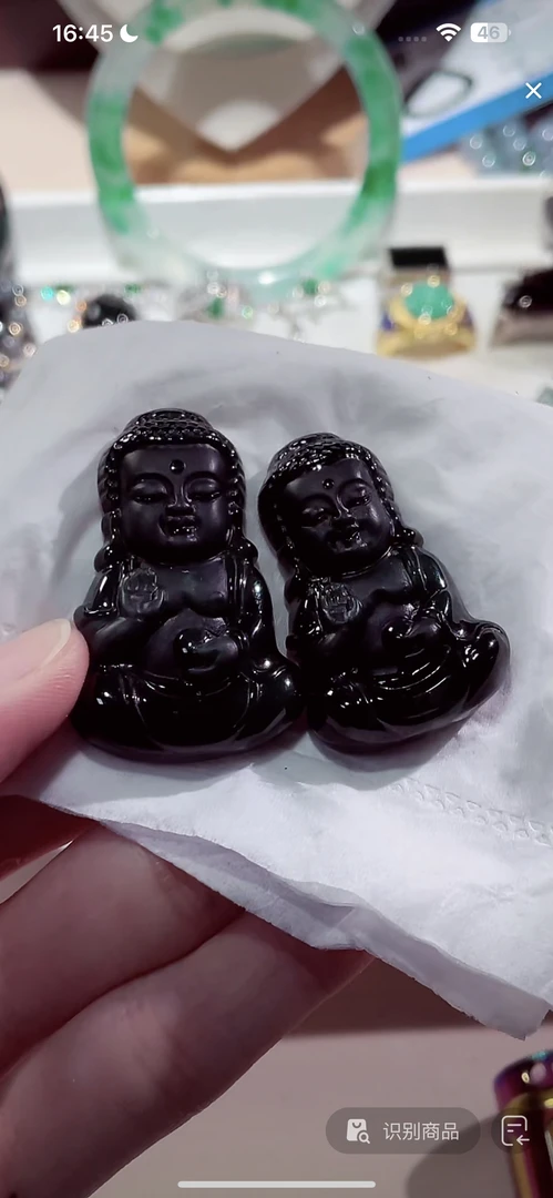 天然A货翡翠挂件