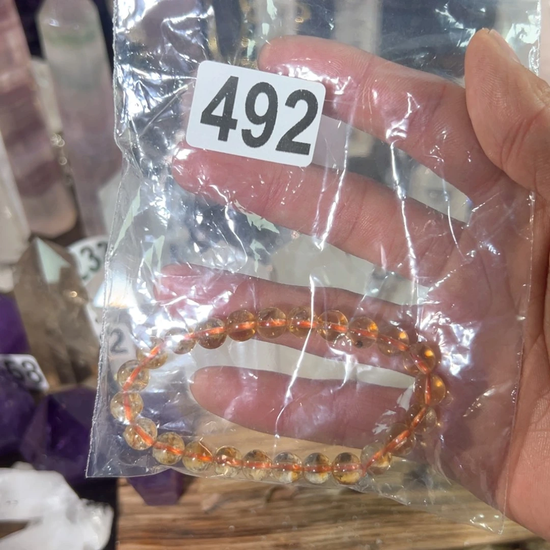 水晶天然水晶，默认微瑕未镶嵌沙*猪
