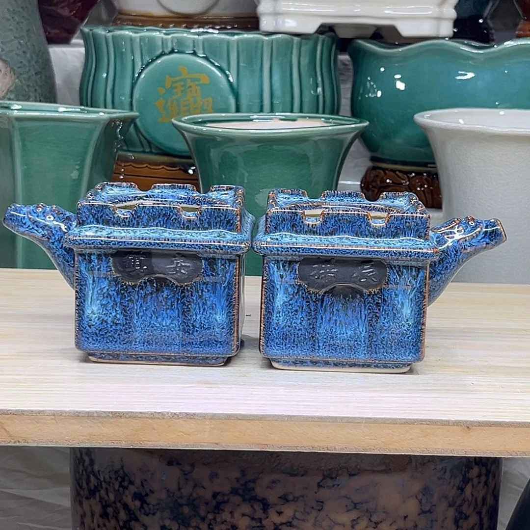 陶瓷绿植多肉微瑕花盆口径8*8