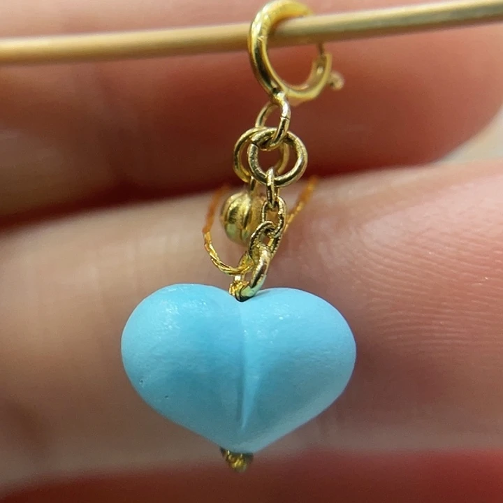 绿松石18K金镶嵌珠宝奇石