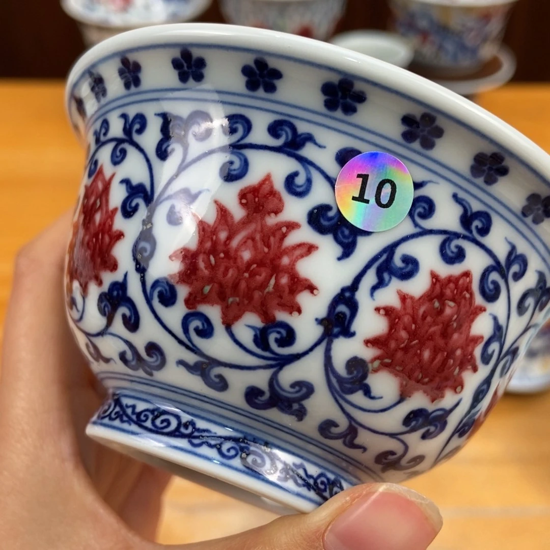 手绘现代茶具非古董