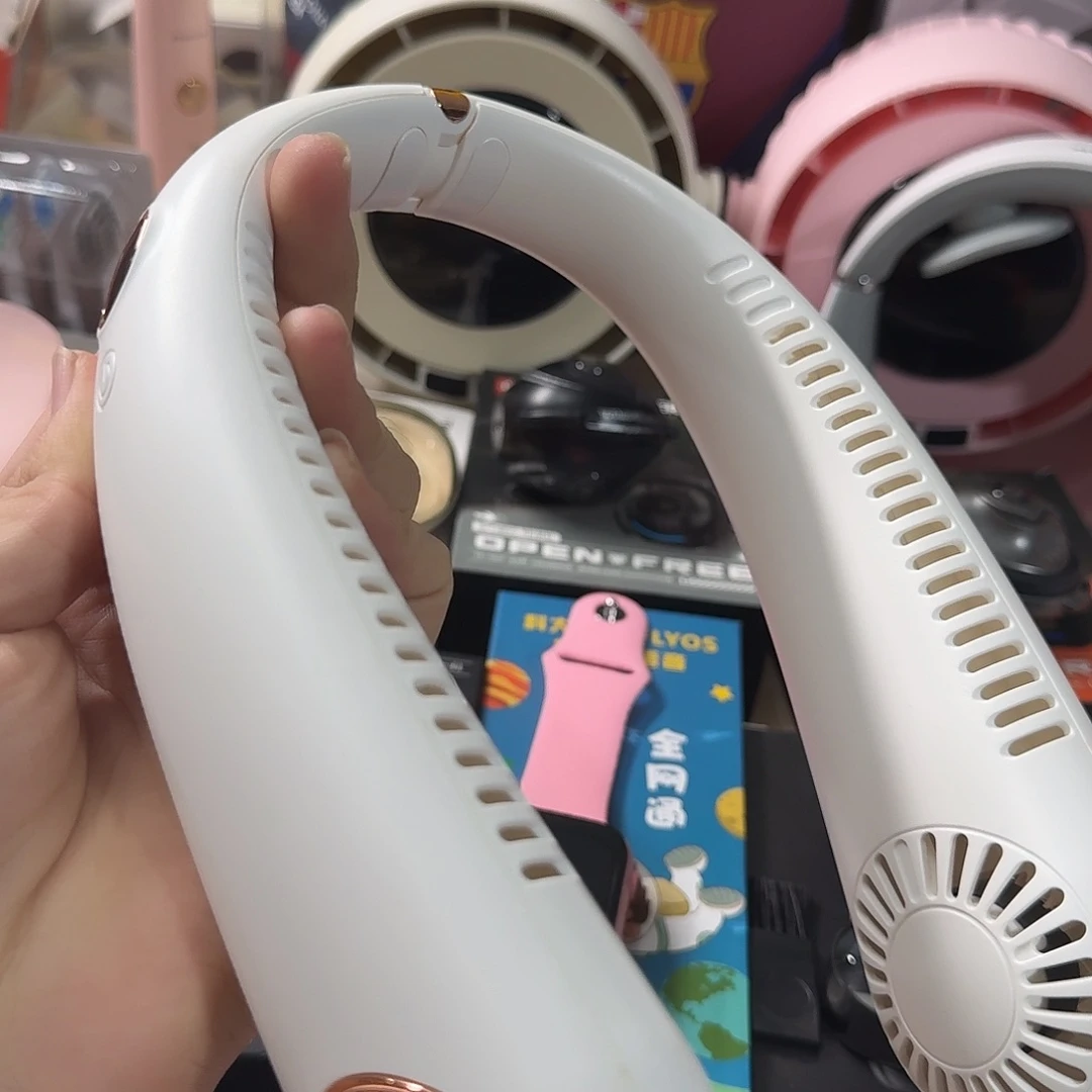 琳***兒99新白色挂脖风扇