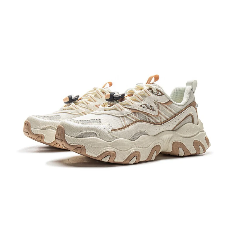 李宁【商场同款】25新款猫爪厚底透气女鞋增高老爹鞋 LITE2 AGCV452