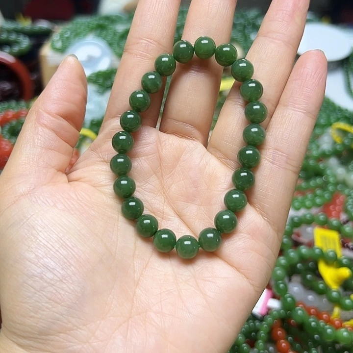 和田玉（碧玉）未镶嵌手串
