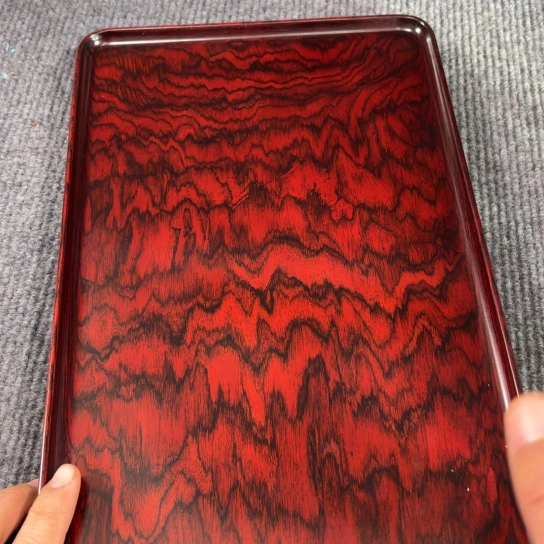 木红酸枝独板托盘