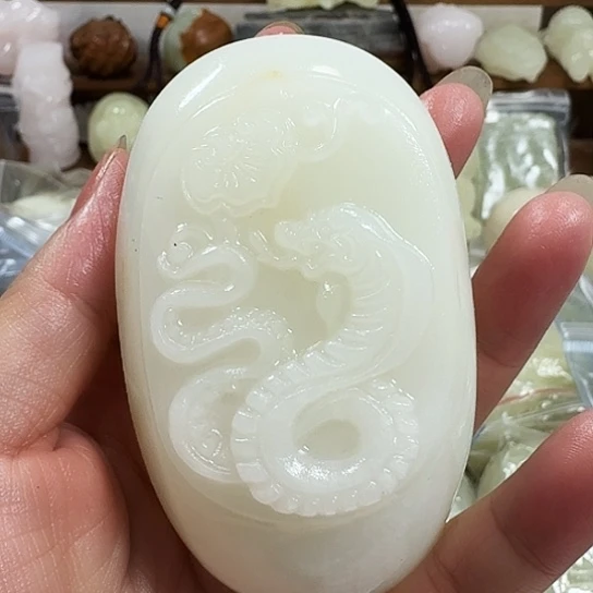 ㈠***ゝ砖雕石头手把件石头手把件