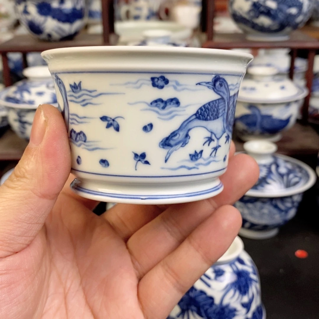 【闪购商品】雨*景德镇手工手绘茶器