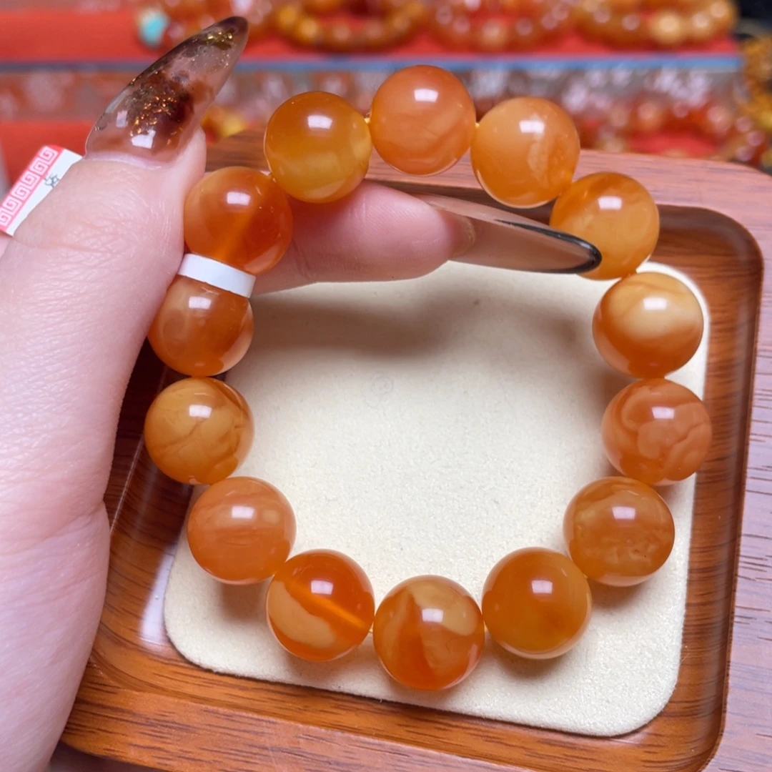 蜜蜡未镶嵌颈饰手串