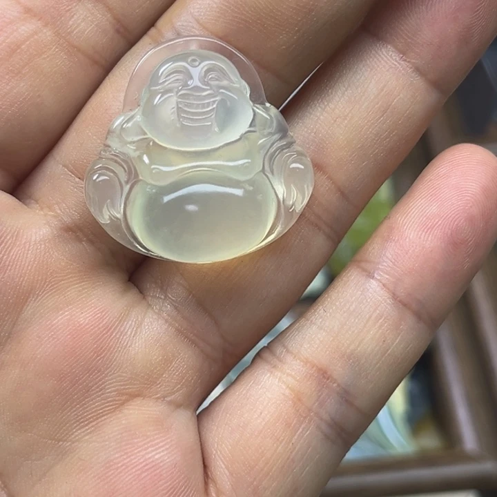 岫玉未镶嵌吊坠(不含链)幸*