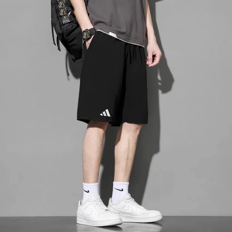 阿迪达斯速干短裤男裤新款跑步健身运动短裤男士五分裤HR8725