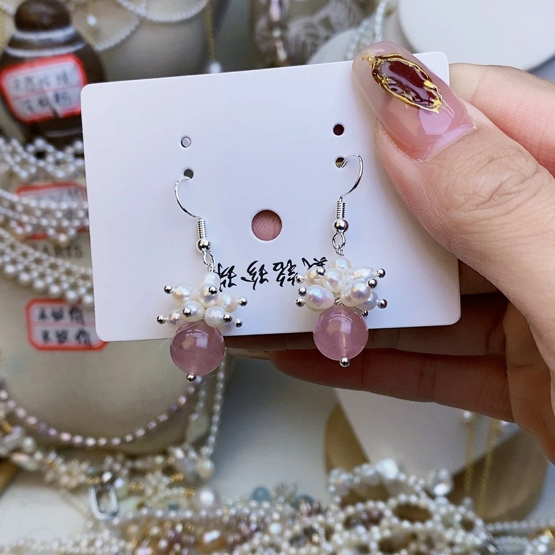 淡水珍珠颈饰银S925镶嵌