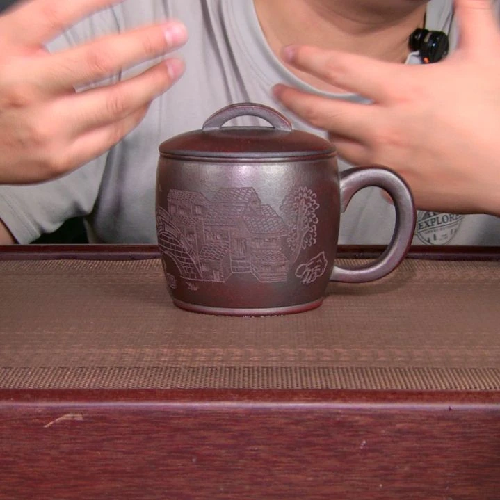 茶杯紫砂高货放漏