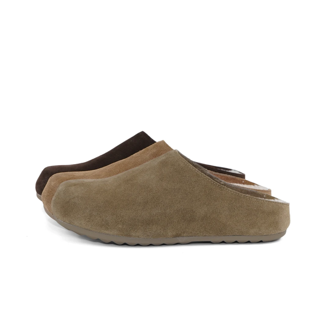 A90杜米亚新款复古慵懒风厚底包头休闲勃肯鞋D76509-21A