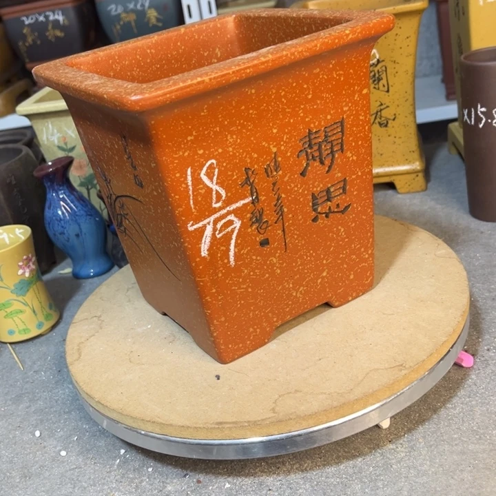 紫砂花盆紫砂花盆