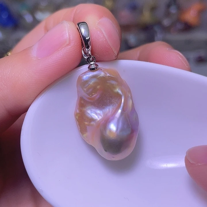 颈饰淡水珍珠合金