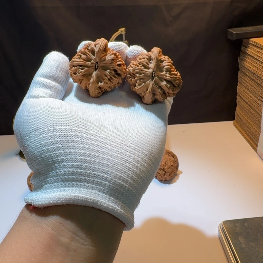 起***飞把件文玩核桃7号链接43大天残