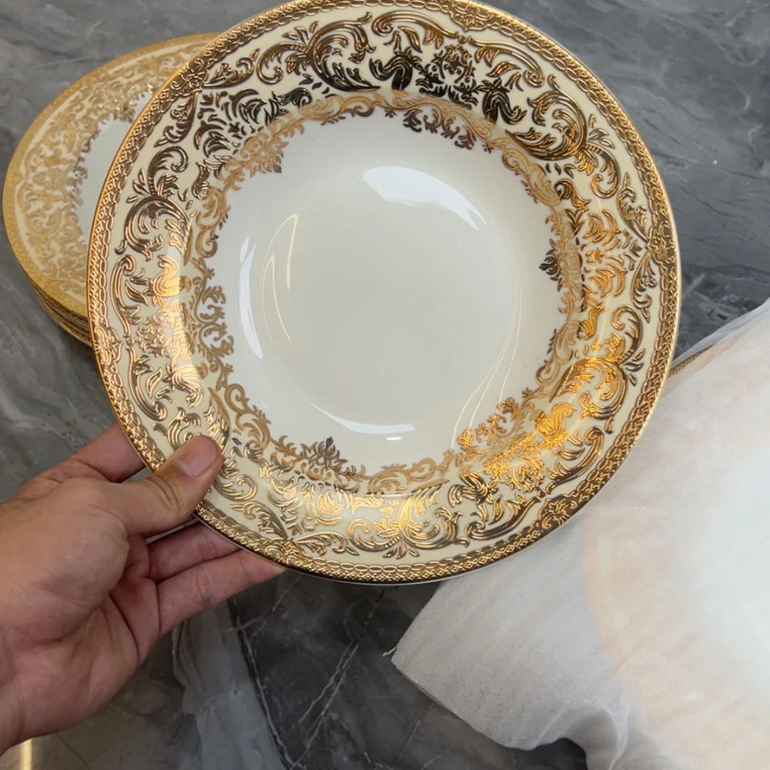 【闪购商品】瓷片9寸草帽盘两个一单福利价