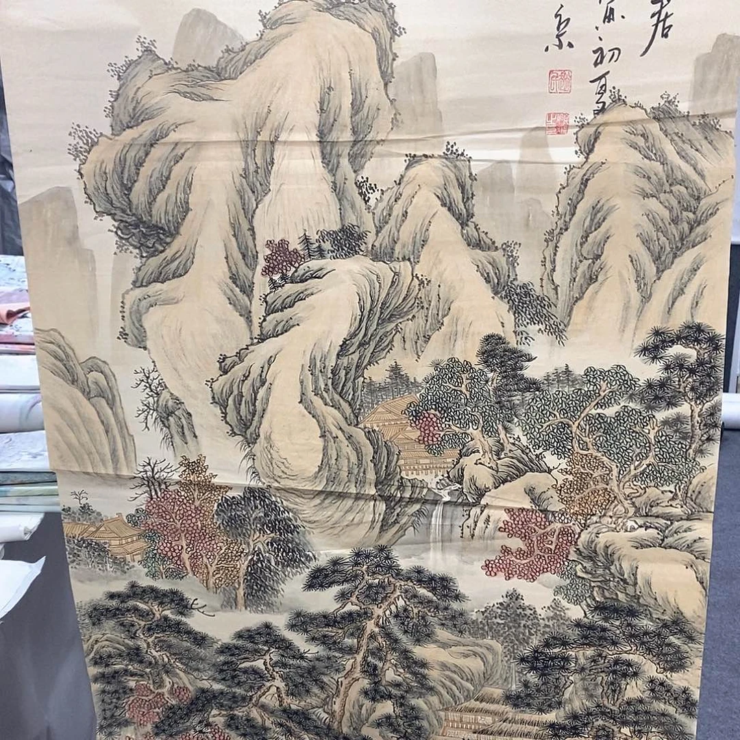 国画国画作品手绘