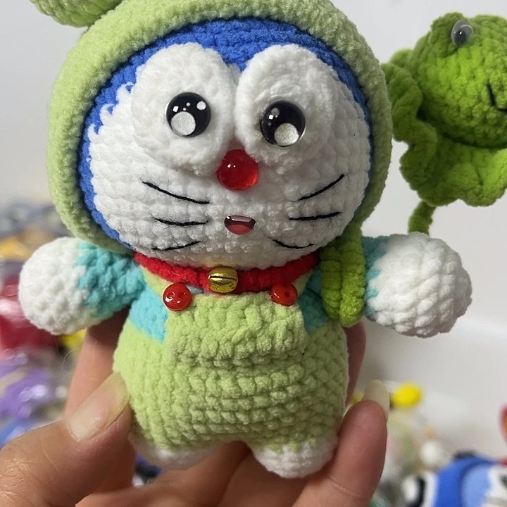 编织品手工编织多啦玩偶挂件摆件