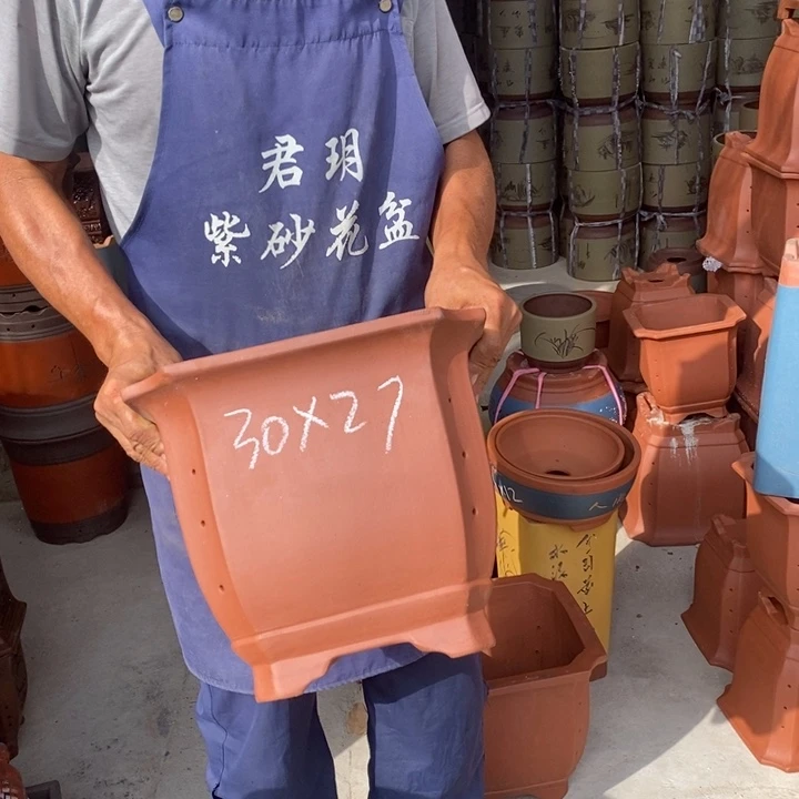 紫砂花盆紫砂花盆