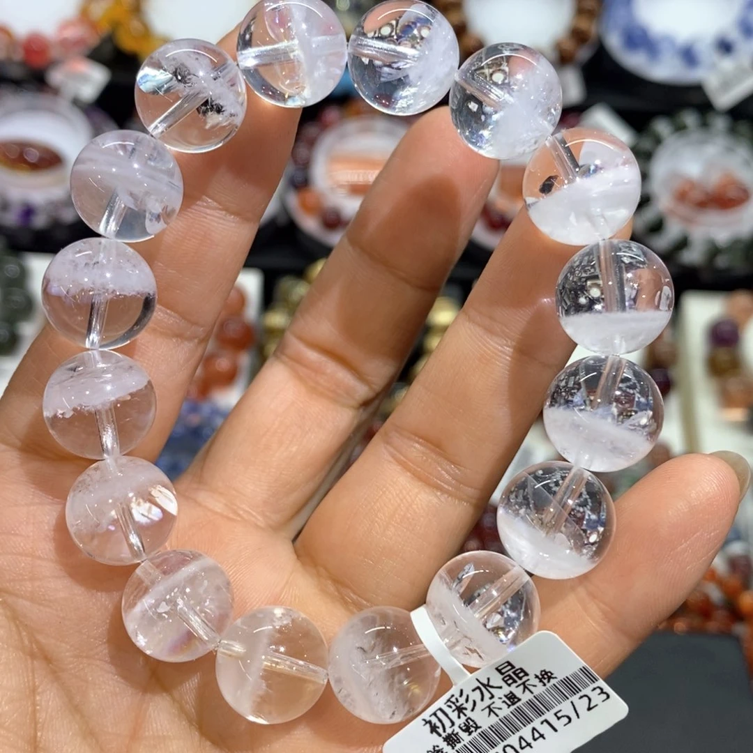 手串未镶嵌水晶白幽灵聚宝盆13➕