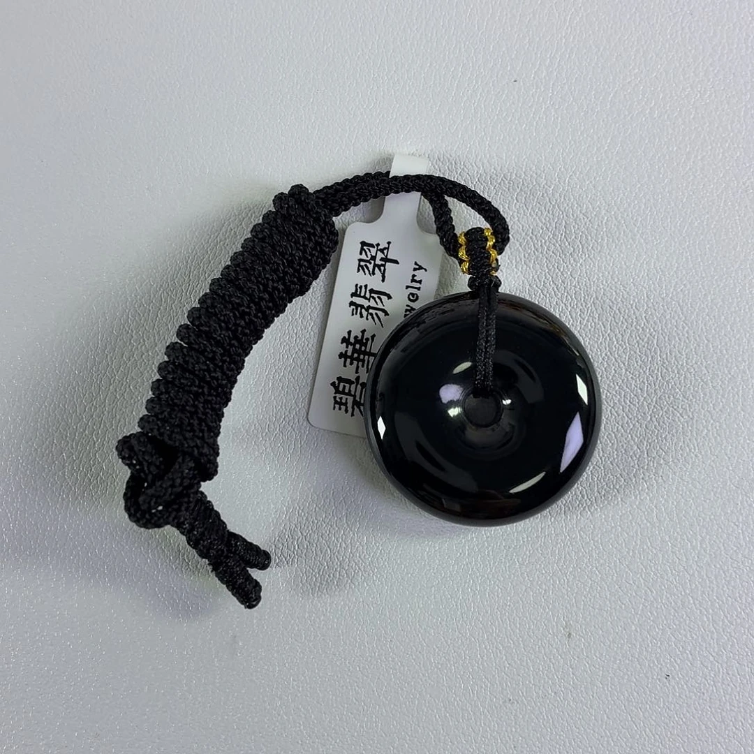 用***0定制翡翠未镶嵌平安扣