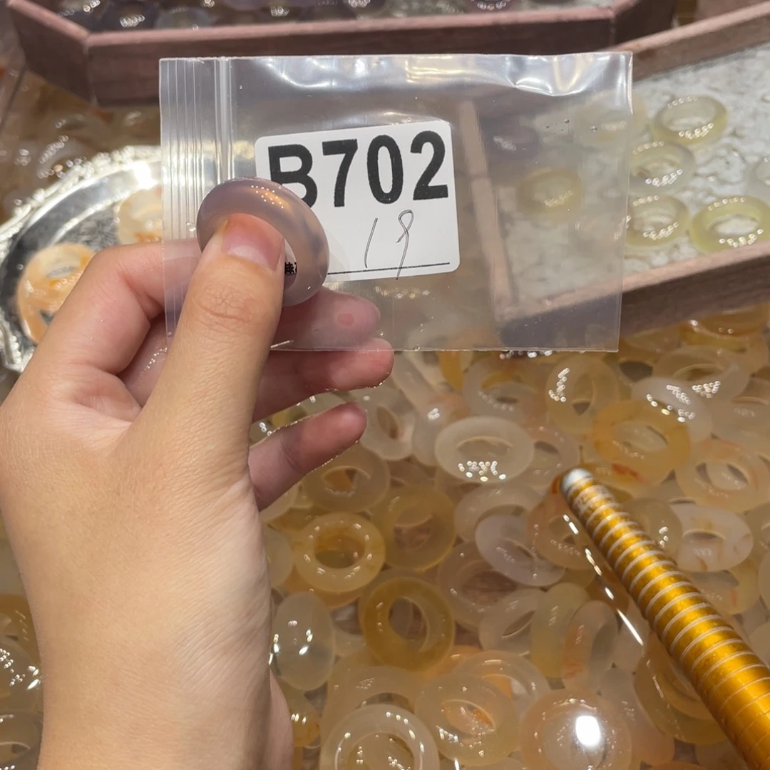 玛瑙/玉髓未镶嵌戒指702