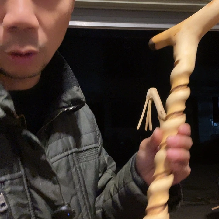 人***、贵州对节木登山棍