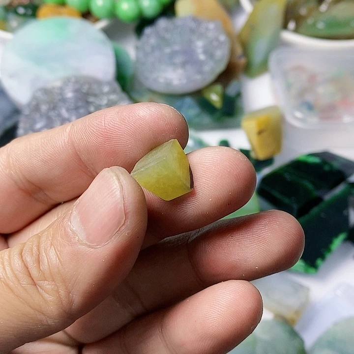 翡翠散珠天然翡翠A货