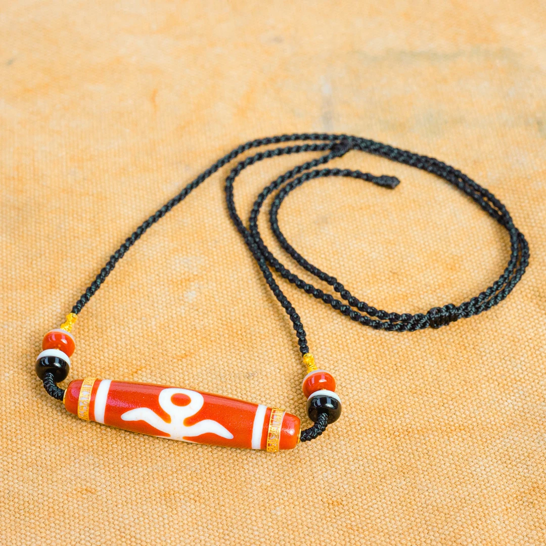 12月火活动 18k金镶红肉贵人项链（拉萨直发）DU250702208