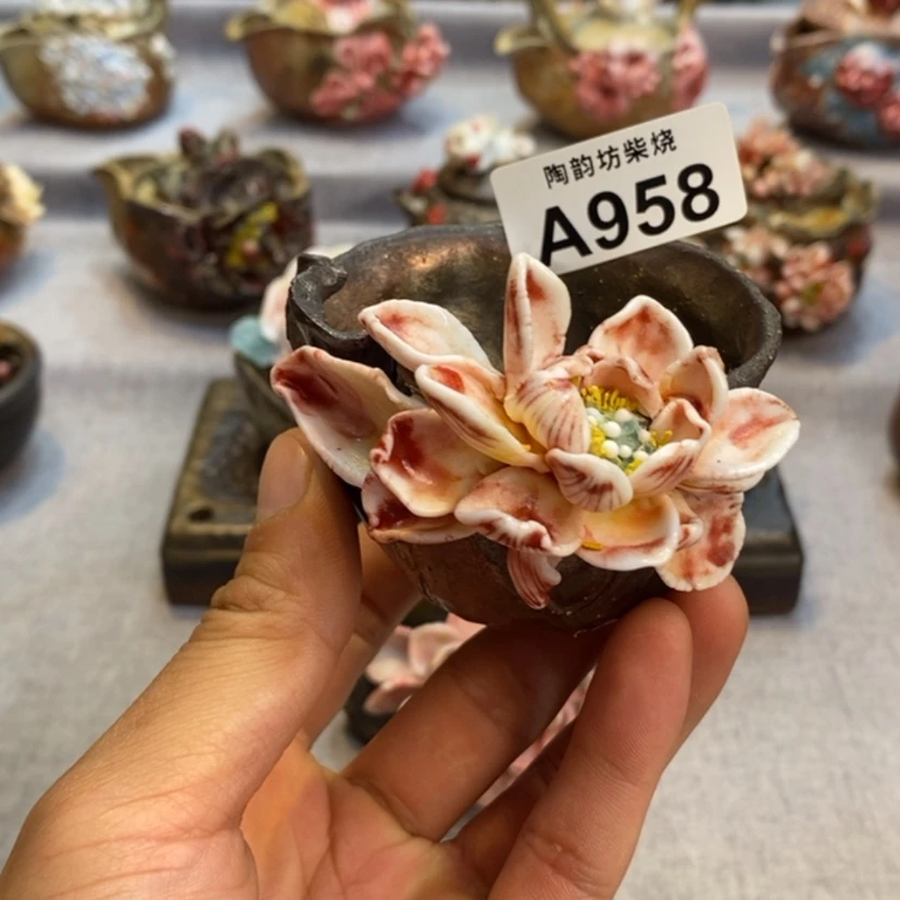 【闪购商品】纯手工纯柴烧精品茶具?*心