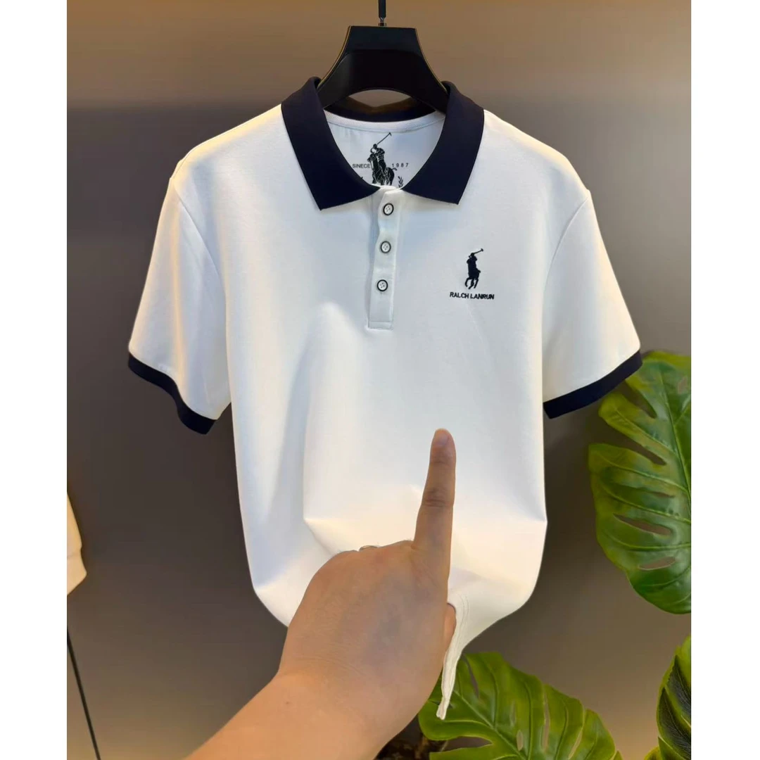 2025夏季新款男士百搭经典POLO时尚半袖T恤 5860