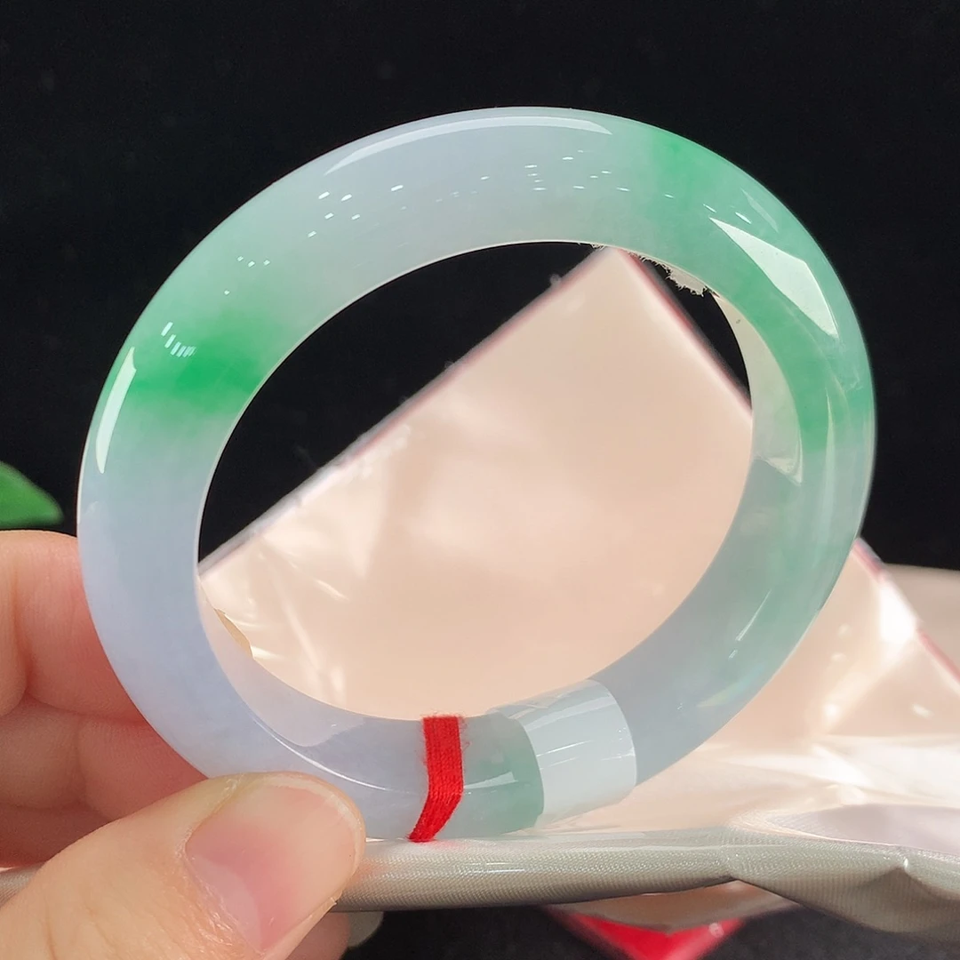 翡翠未镶嵌手镯0478