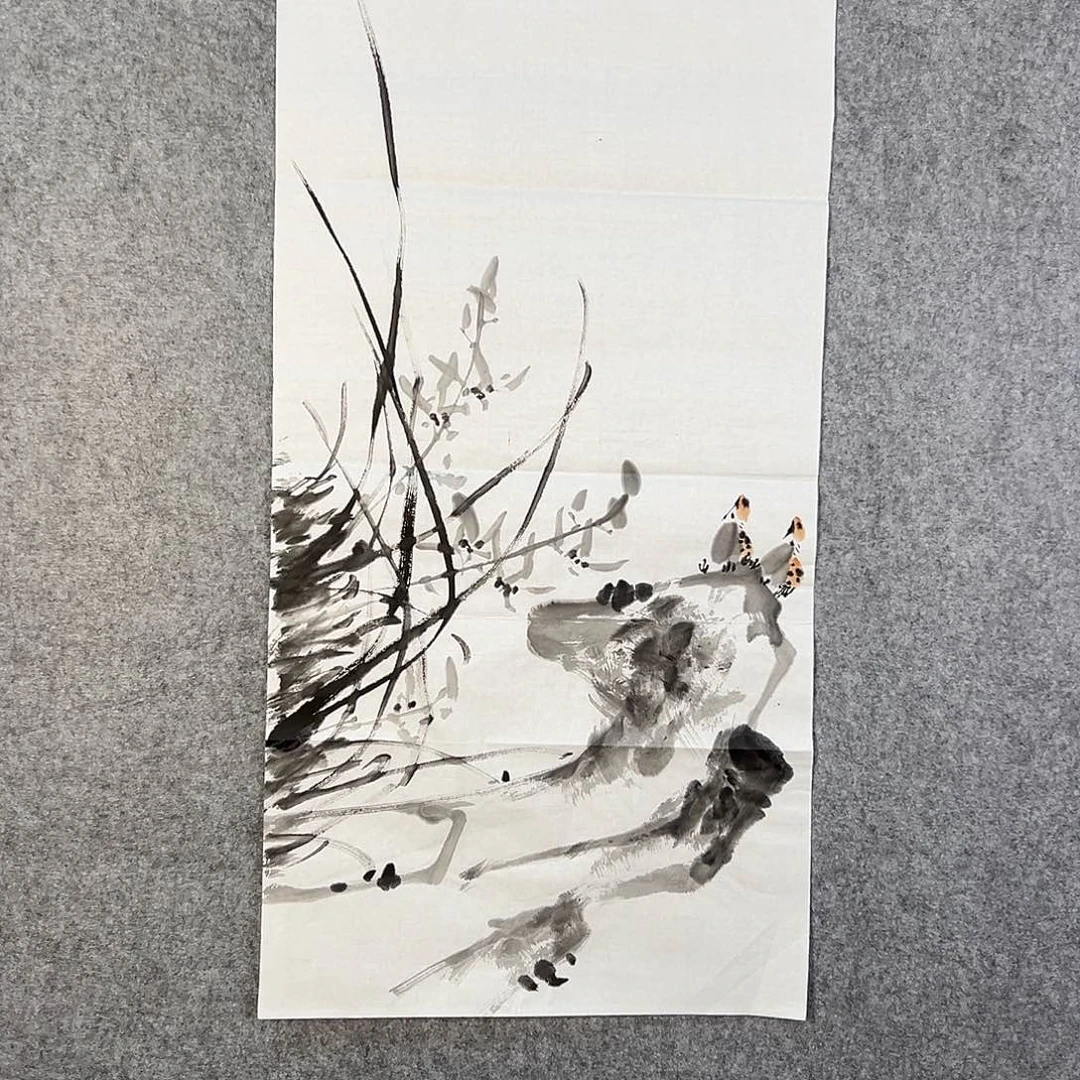 国画452 牡丹等植物生长于这里生长